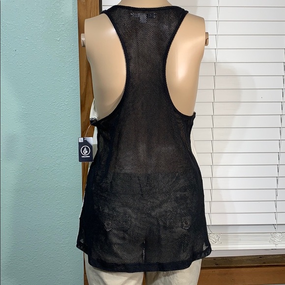 Volcom Mesh Wit U Tank Racerback Large - Picture 3 of 8